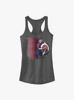 Marvel What If...? Captain Carter Shield Girls Tank