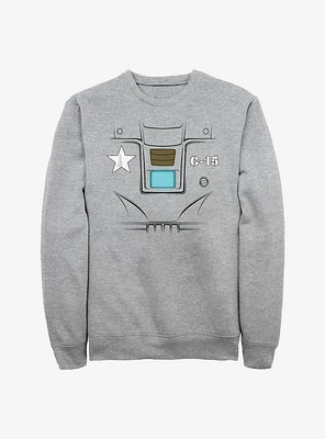 Marvel What If...? Captain Carter Punch Crew Sweatshirt