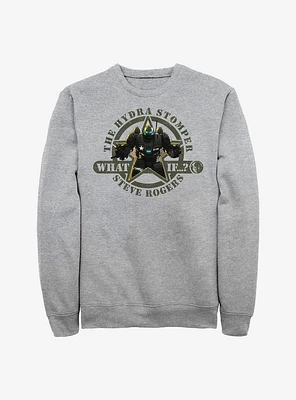 Marvel What If...? The Hydra Stomper Steve Rogers Crew Sweatshirt