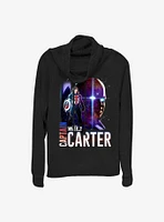 Marvel What If...? The Hydra Stomper Logo Cowlneck Long-Sleeve Girls Top