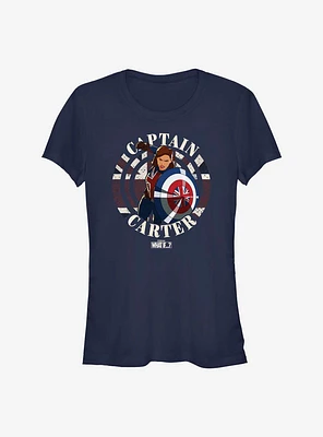 Marvel What If...? Carter Stamp Girls T-Shirt