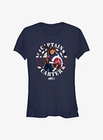 Marvel What If...? Carter Stamp Girls T-Shirt