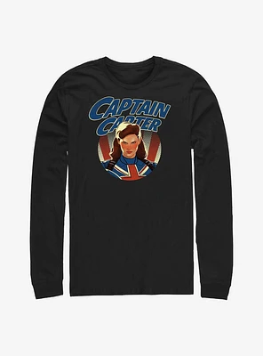 Marvel What If...? Captain Carter Fierce Long-Sleeve T-Shirt