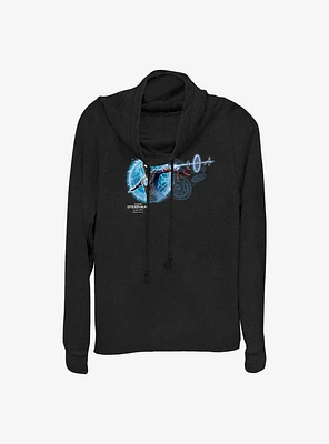 Marvel Spider-Man: No Way Home Magic Web Cowlneck Long-Sleeve Girls Top