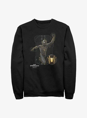Marvel Spider-Man: No Way Home Black Tech Suit Crew Sweatshirt