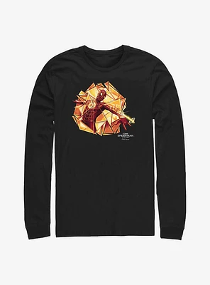 Marvel Spider-Man: No Way Home Gold Web Shot Long-Sleeve T-Shirt