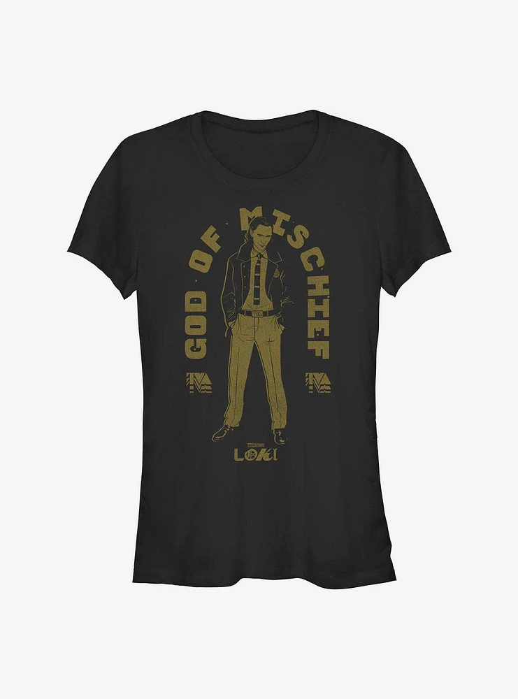 Marvel Loki God Of Mischief Girls T-Shirt