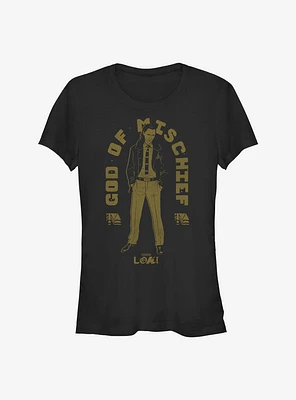 Marvel Loki God Of Mischief Girls T-Shirt