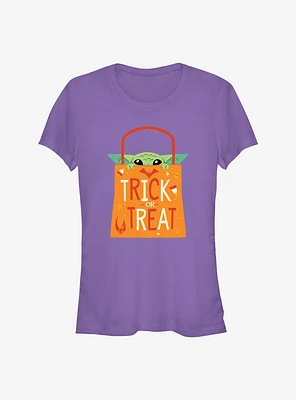 Star Wars The Mandalorian Child Trick Or Treat Girls T-Shirt