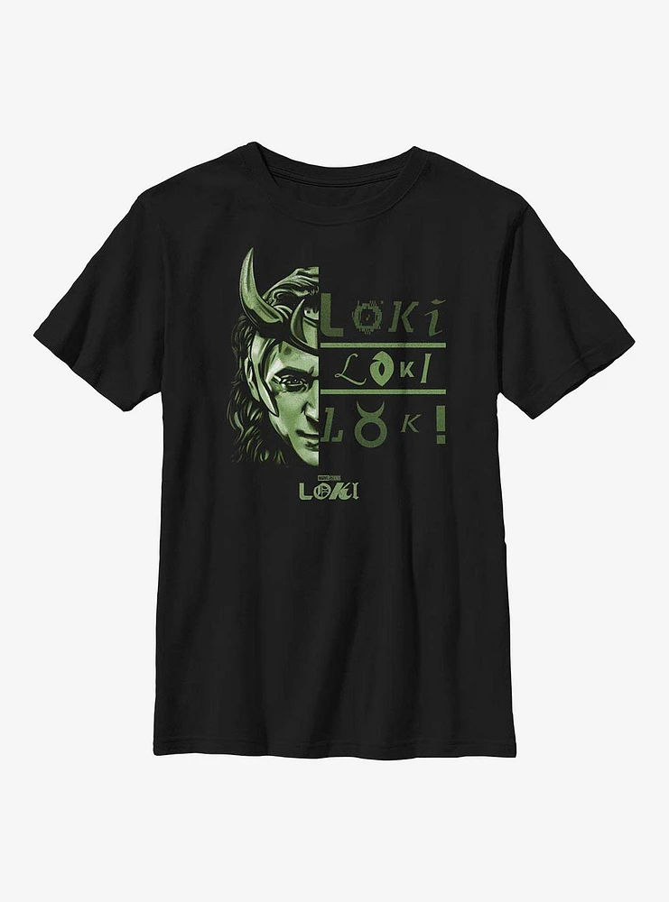 Marvel Loki Big Metaphor Youth T-Shirt