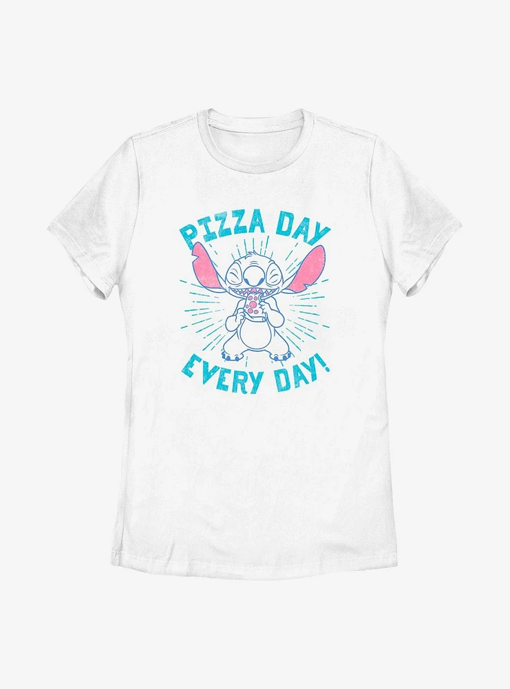 Disney Lilo And Stitch Pizza Day Every Womens T-Shirt