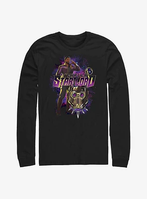 Marvel What If...? T'Challa Star-Lord Long-Sleeve T-Shirt