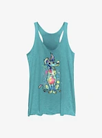 Disney Pixar Coco Watercolor Dante Womens Tank Top