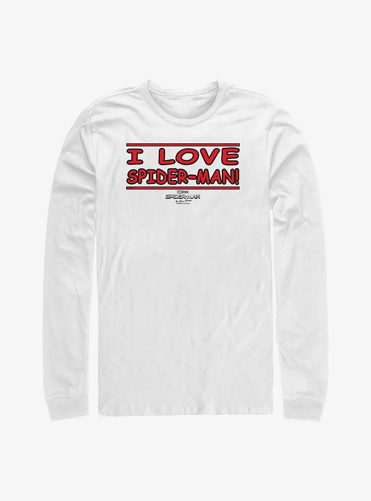 Marvel Spider-Man I Love Long-Sleeve T-Shirt