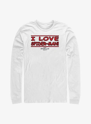 Marvel Spider-Man I Love Long-Sleeve T-Shirt