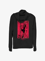 Marvel Spider-Man Friendly Hero Cowlneck Long-Sleeve Girls Top