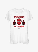Marvel Spider-Man Spidey Is The Man Girls T-Shirt