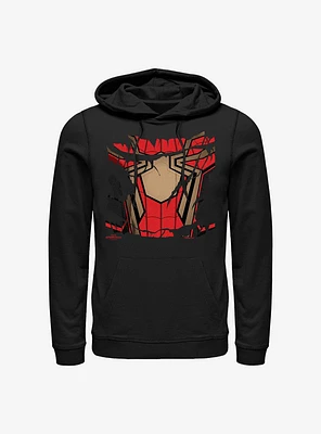 Marvel Spider-Man Ripped Spidey Suit Hoodie
