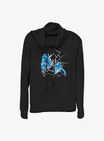 Marvel Spider-Man Doctor Strange Spidey Web Cowlneck Long-Sleeve Girls Top