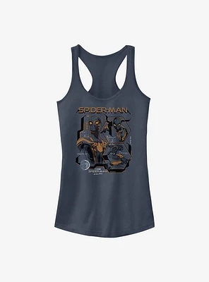 Marvel Spider-Man Suit Notes Girls Tank