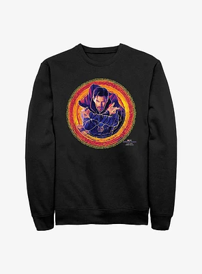 Marvel Spider-Man Doctor Strange Portrait Crew Sweatshirt