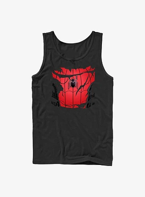 Marvel Spider-Man Spiderman Torn Suit Tank