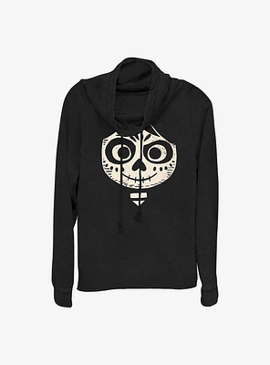 Disney Pixar Coco Miguel Face Cowlneck Long-Sleeve Girls Top