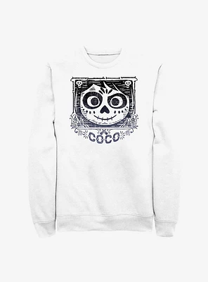 Disney Pixar Coco Face Frame Crew Sweatshirt