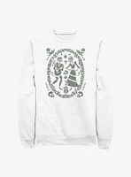 Disney Pixar Coco Paper Art Oval Crew Sweatshirt