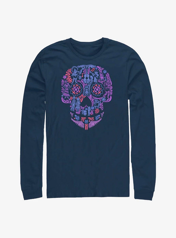 Disney Pixar Coco Skull Long-Sleeve T-Shirt