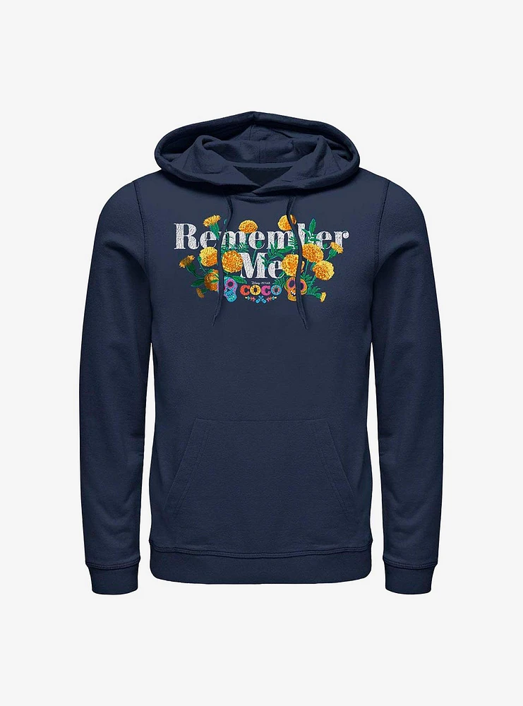 Disney Pixar Coco Remember Me Marigolds Hoodie