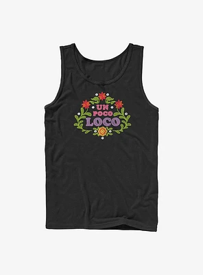 Disney Pixar Coco Un Poco Loco Floral Emblem Tank