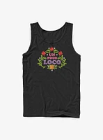 Disney Pixar Coco Un Poco Loco Floral Emblem Tank