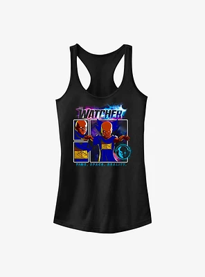 Marvel What If...? The Watcher TIme Space Reality Girls Tank