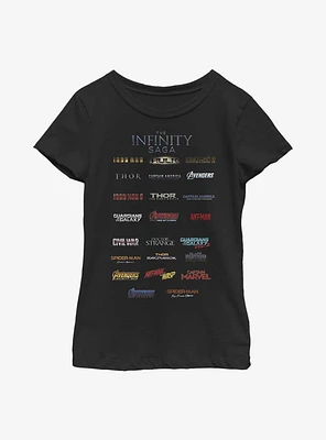 Marvel Saga Ending Youth Girls T-Shirt