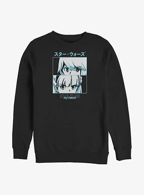 Star Wars: Visions The Twins Face-Off Crew Sweatshirt