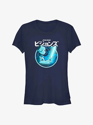 Star Wars: Visions T0-B1 Lightsaber Girls T-Shirt