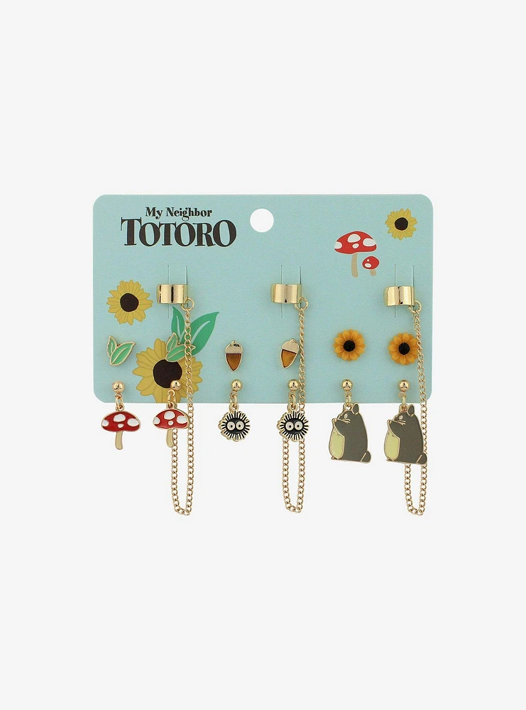 Studio Ghibli My Neighbor Totoro Cuff Earring Set