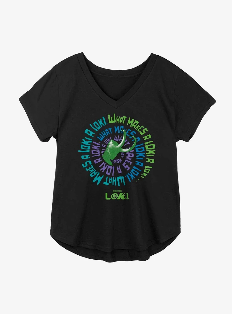 Marvel Loki What Makes A Girls Plus T-Shirt