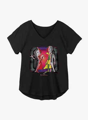 Marvel WandaVision Secrets Girls Plus T-Shirt