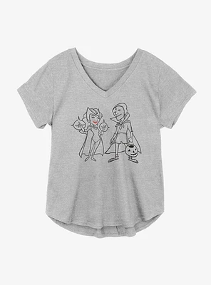 Marvel WandaVision Inked Costumes Girls Plus T-Shirt