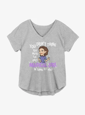 Marvel WandaVision Magical Girl Agatha Girls Plus T-Shirt