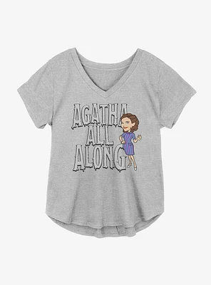 Marvel WandaVision Agatha All Along Girls Plus T-Shirt