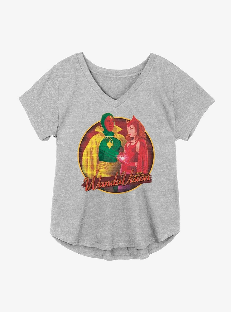 Marvel WandaVision Retro Costume Pair Girls Plus T-Shirt