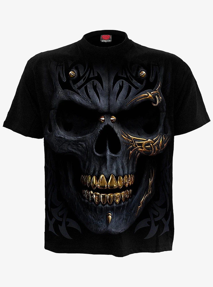 Black Gold Skull T-Shirt