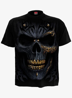 Black Gold Skull T-Shirt