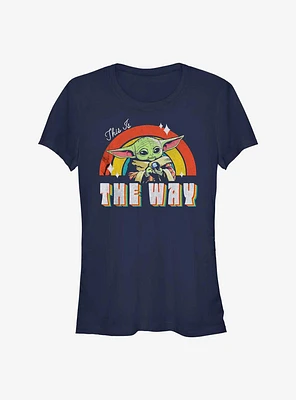 Star Wars The Mandalorian This Is Way Rainbow T-Shirt