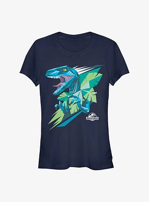 Jurassic Park Blue Dino Girls T-Shirt