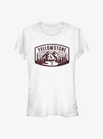 Yellowstone Mountains Girls T-Shirt