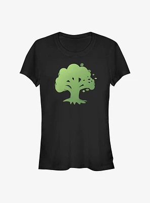 Magic The Gathering Green Mana Symbol Girls T-Shirt